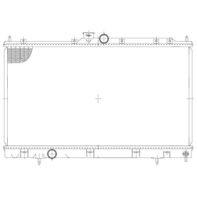 Радиатор двигателя LRc 1157