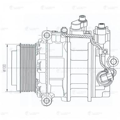 Компрессор кондиционера LCAC 1506