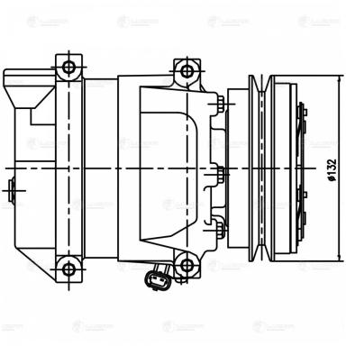 Компрессор кондиционера LCAC 0563