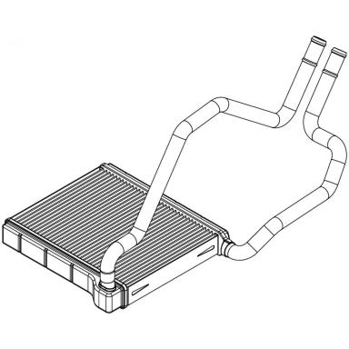 Радиатор отопителя LRh 3047