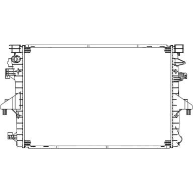 Радиатор двигателя LRc 1815