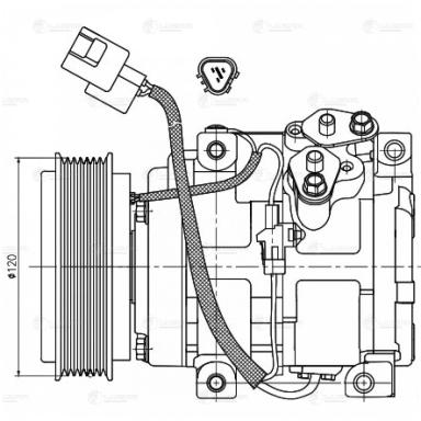 Компрессор кондиционера LCAC 1150