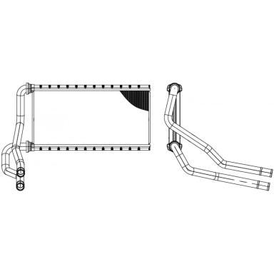 Радиатор отопителя LRh 1941