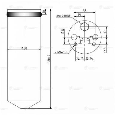 Ресивер-осушитель кондиционера LCR 1005