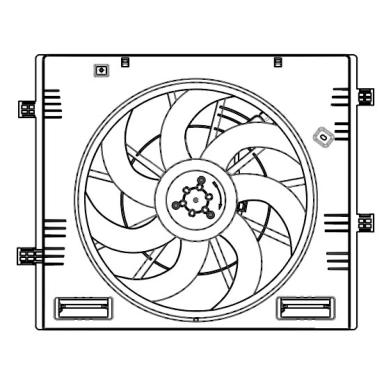 Мотор вентилятора охлаждения LFK 3044