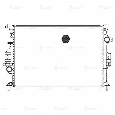 Радиатор двигателя LRc 10105