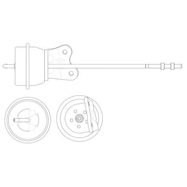 Актуатор турбокомпрессора LTC 1848